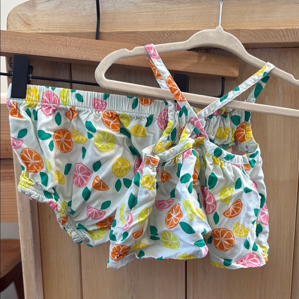 Cat & Jack Citrus Print Kids Matching Set